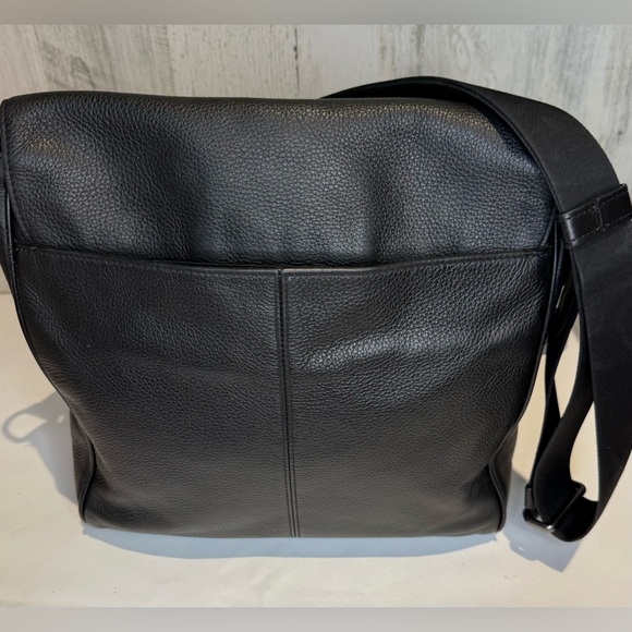 Coach Houston Map Bag, Black Pebble Leather Messenger Bag 2024 4007 - Picture 4 of 9